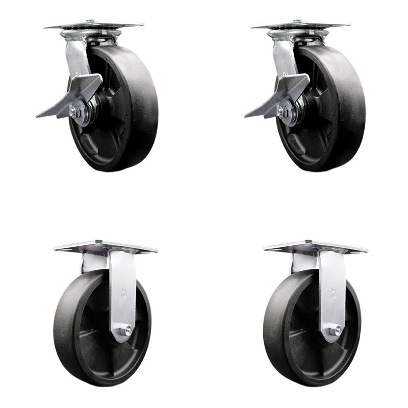 4-Piece Glass Filled Nylon Caster Set