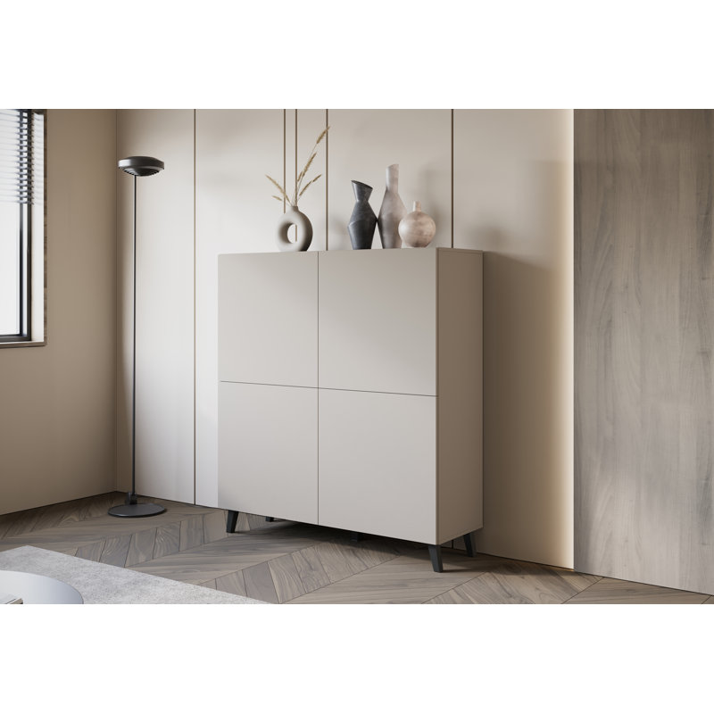 Highboard Accent Chest, Beige