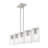 Zari 5 - Light Steel Dimmable Kitchen Island Square / Rectangle Chandelier-338262099