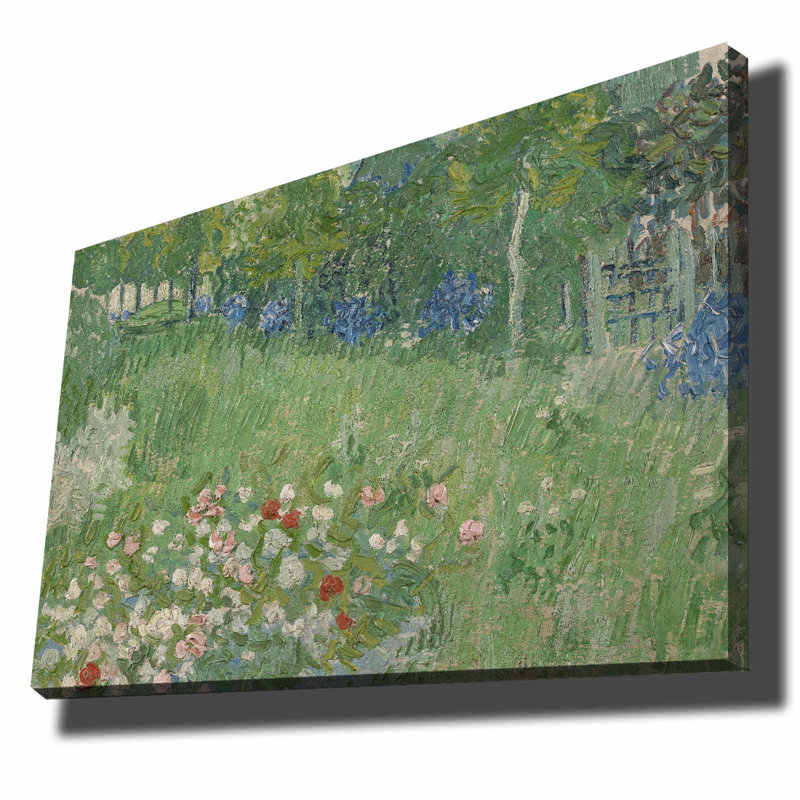 Vincent Van Gogh, toile décorative 27,6 po x 39,4 po | 100% toile, cadre 100% bois (épaisseur: 1,1 pouce) | Superbe art pour la décoration intérieure, parfait pour les espaces de salon et de bureau, chef-d'œuvre intemporel