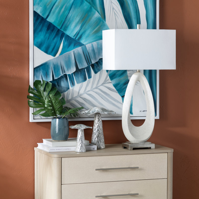 33.25" Resin Table Lamp With  Shade