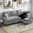 Derick 74" Wide Upholstered Sleeper Sofa With 2 Pillows And Storage-94016368