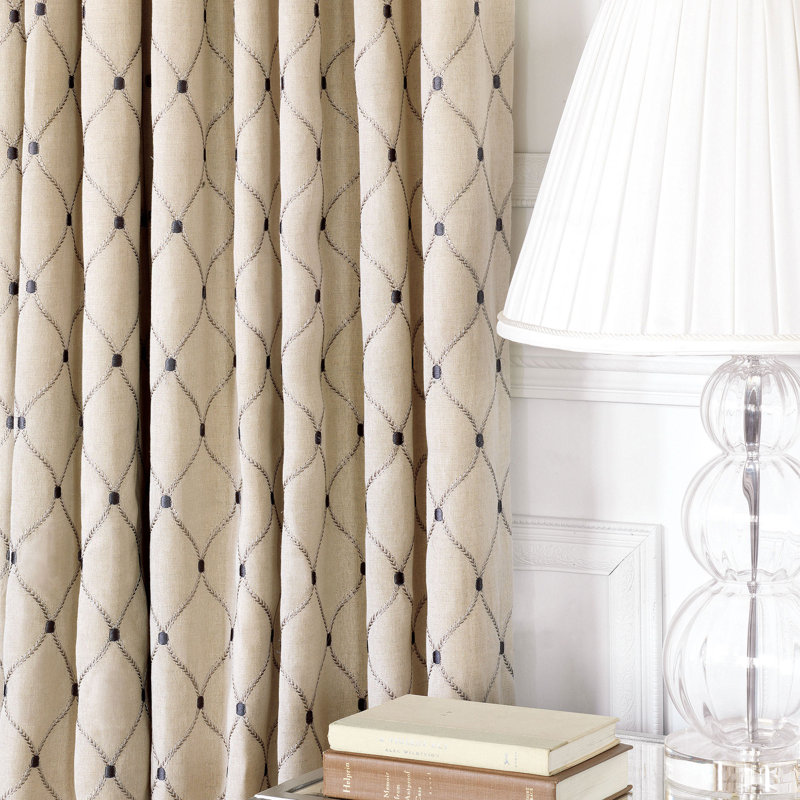 Edith Room Darkening Curtain Single Panel, 20" W x 96" L