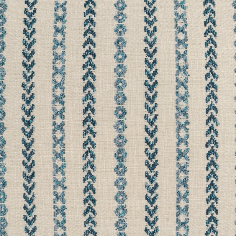 Coussin Levan, Bleu, Carré 22 po
