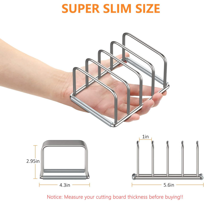 Support de support de planche à découper, support de planche à découper en acier inoxydable 304