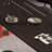 Modern Rectangular Red And Black Dining Table Set-112775419-112775417