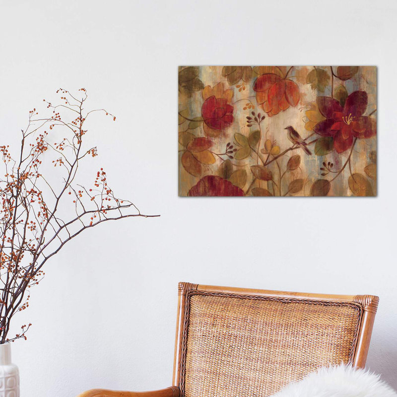 «Exotic Garden» par Silvia Vassileva - reproduction d'art, Toile tendue, H 8 po x l 12 po x P 0,75 po