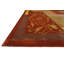 Presidential Hand Knotted Floral Area Rug in Red/Gold-50182339