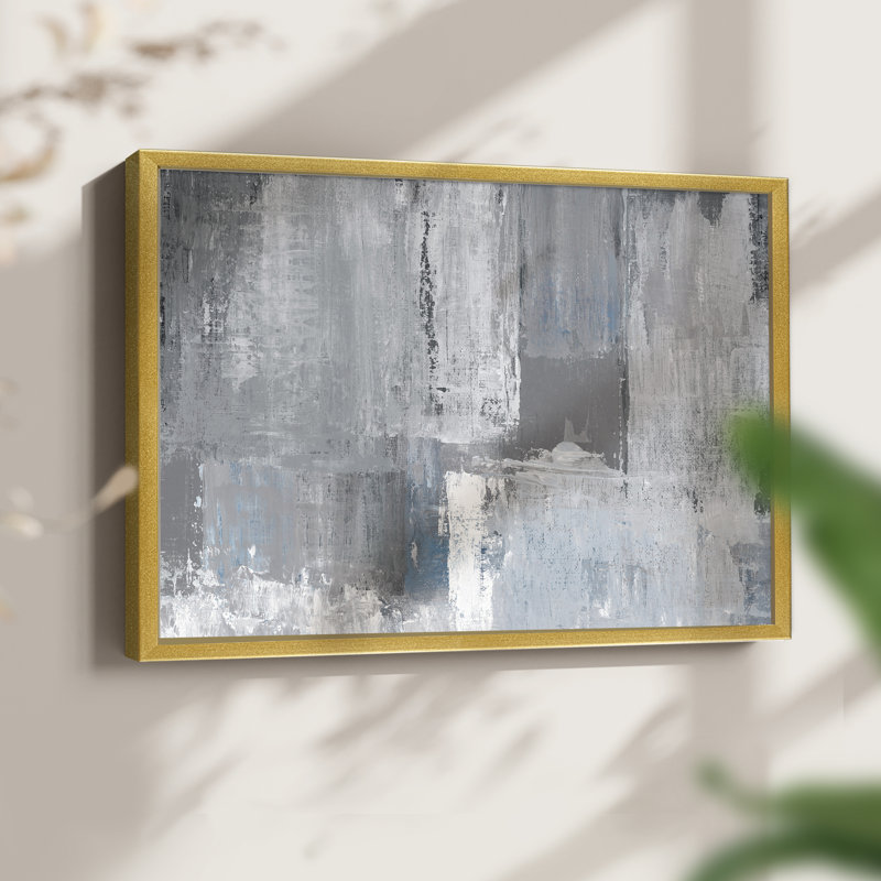 Tranquil Blues - Imprimé encadré - Restickable, H 11 po x l 14 po, Or