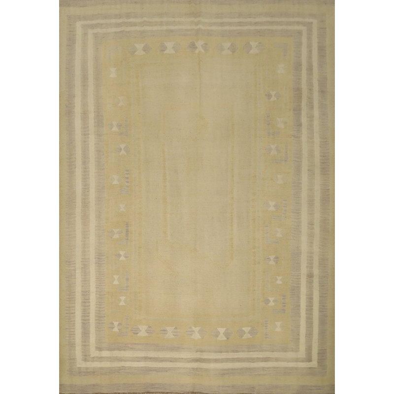 Tapis tribal en laine Kilim