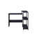 Levi Rectangular Desk with Side Shelf Attached