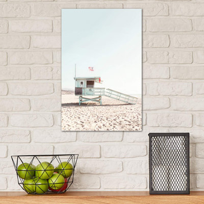 Lifeguard Hut by Sisi & Seb - Wrapped Canvas Print