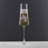 JoyJolt Meadow Butterfly Champagne Flute Glasses, 10oz