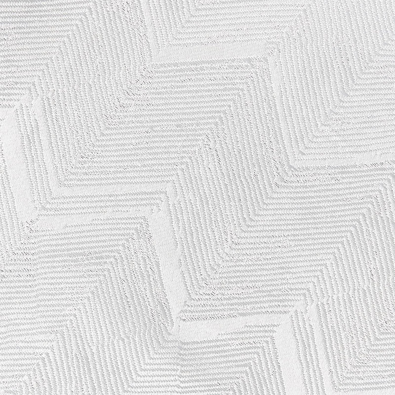 Gracie Oaks Princess Zig Zag Vertical Stripes Chevron Pattern, Polyester Jacquard, With Metallic Thread, Cream, 70 Inch X 108 Inch, Seats 8 To 10 People, Rectangular Tablecloths