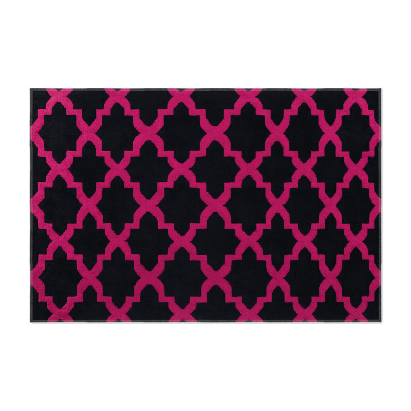 Tapis gris intérieur et extérieur Trellis, Rectangle 4pi x 6 pi