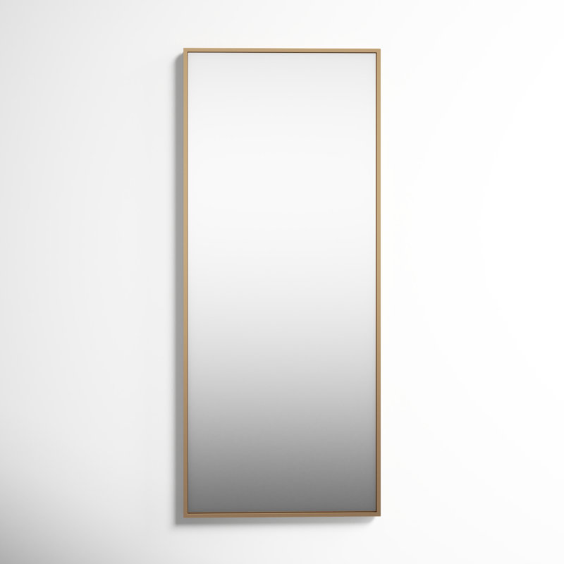 Tenney Black Metal Vertical Fog Free Mirror
