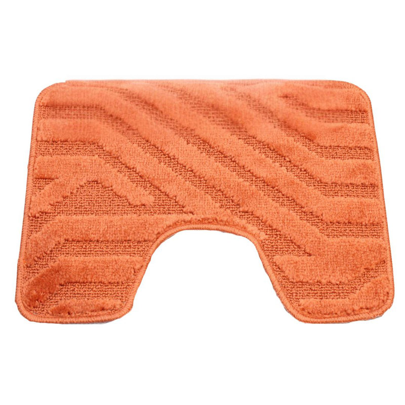 Polypropylene Plastic Bath Mat, Brick