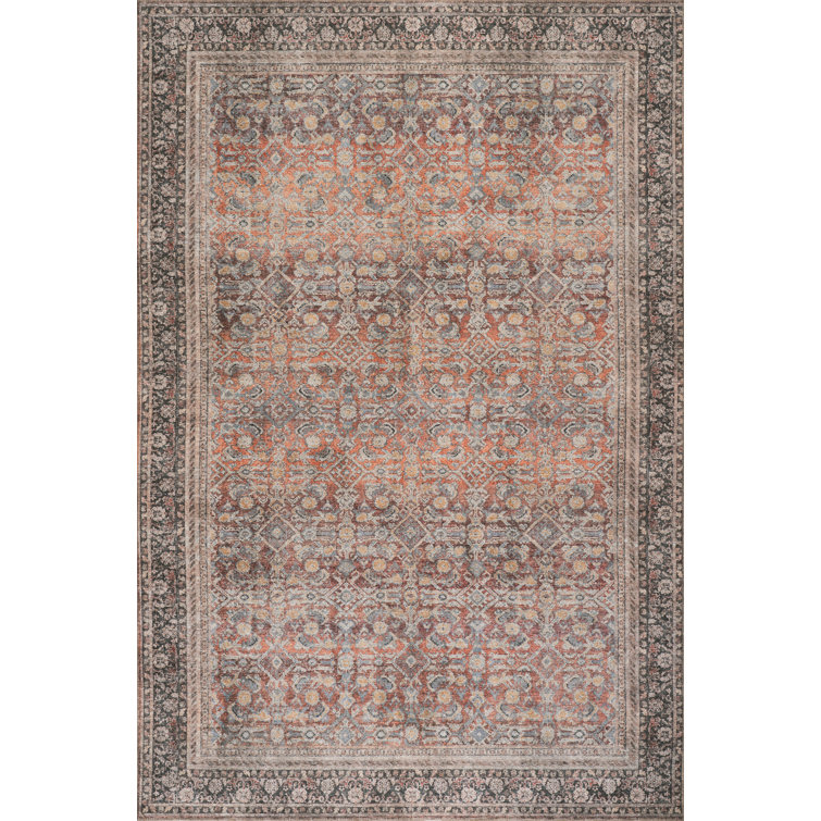  Hillstone Collection Elfrieda Traditional Vintage Medallion Area Rug