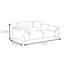 Canapé moderne en tissu simple-104312775