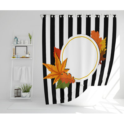 Lira Polyester Shower Curtain