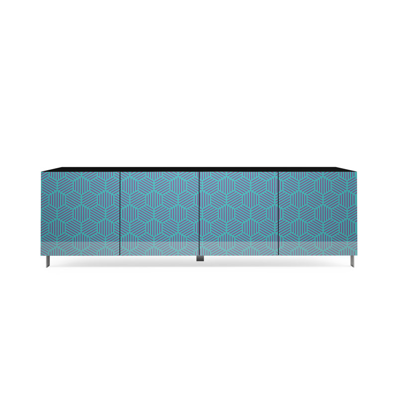 Bahr 4 - Door Standard Accent Cabinet, Blue