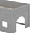 Full Size Wooden Low Loft Bed With Storage Shelves And Slide,Door And Window Design-1377482814