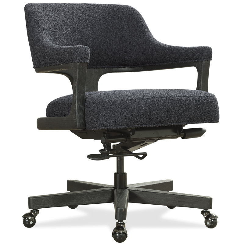 Fauteuil de direction Briar, Gris foncé, Noir