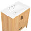 Meuble-lavabo naturel 30 po avec lavabo en céramique