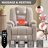 Power Lift Recliner Chair With Massage And Heat For Elderly, Overstuffed Wide Recliners, Heavy Duty Motion Mechanism With USB And Type C Ports, 2 Steel Cup Holders-103017570