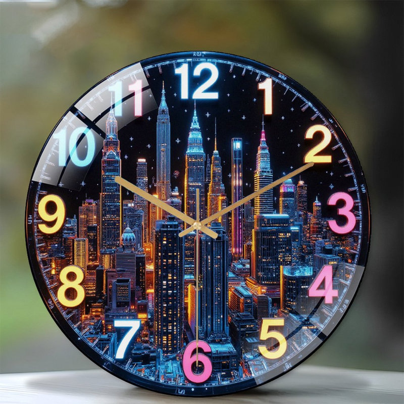 Horloge murale DEL 12 po