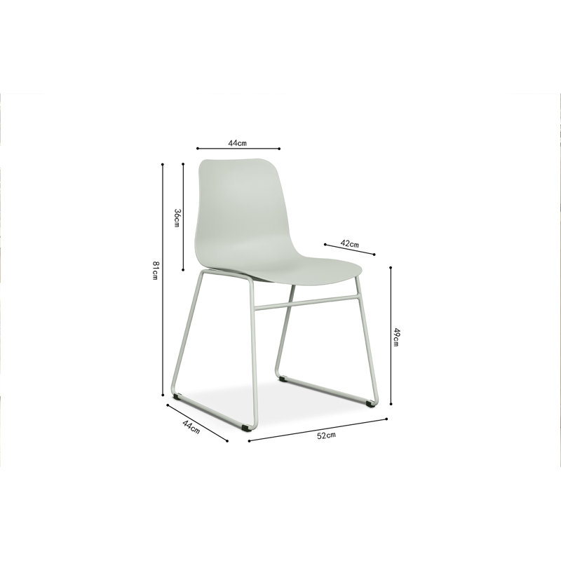 Mornimont Side Chair, Grey/Green