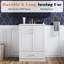 Meuble-lavabo simple 24,17 po avec comptoir d'évier