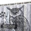 Rideau de douche Wild Animal Owl-695952168