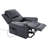 Oversized Air Leather Power Lift Recliner Chair with Footrest-1576884048