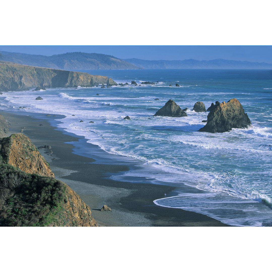 Coastal California von S. Greg Panosian - Druck auf Leinwand ohne Rahmen