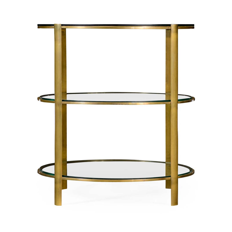 Cosmo Glass Top End Table