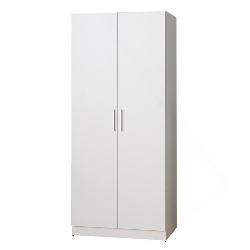 Mia Range-chaussures haut avec six tablettes en blanc, Blanc