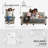 Quilted Reversible Box Cushion Recliner Slipcover