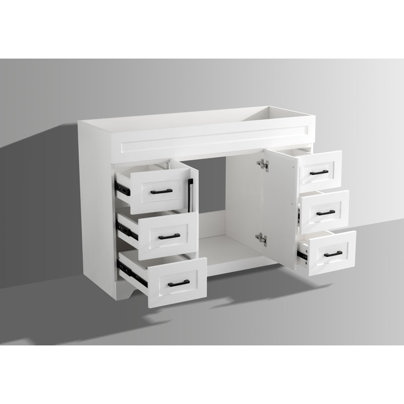 Meuble-lavabo autoportant de 48 po avec lavabo