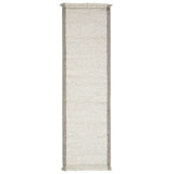 Flatweave Wool/Cotton Area Rug in Ivory