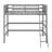Solid Wood Loft Bed With Ladder-272117119