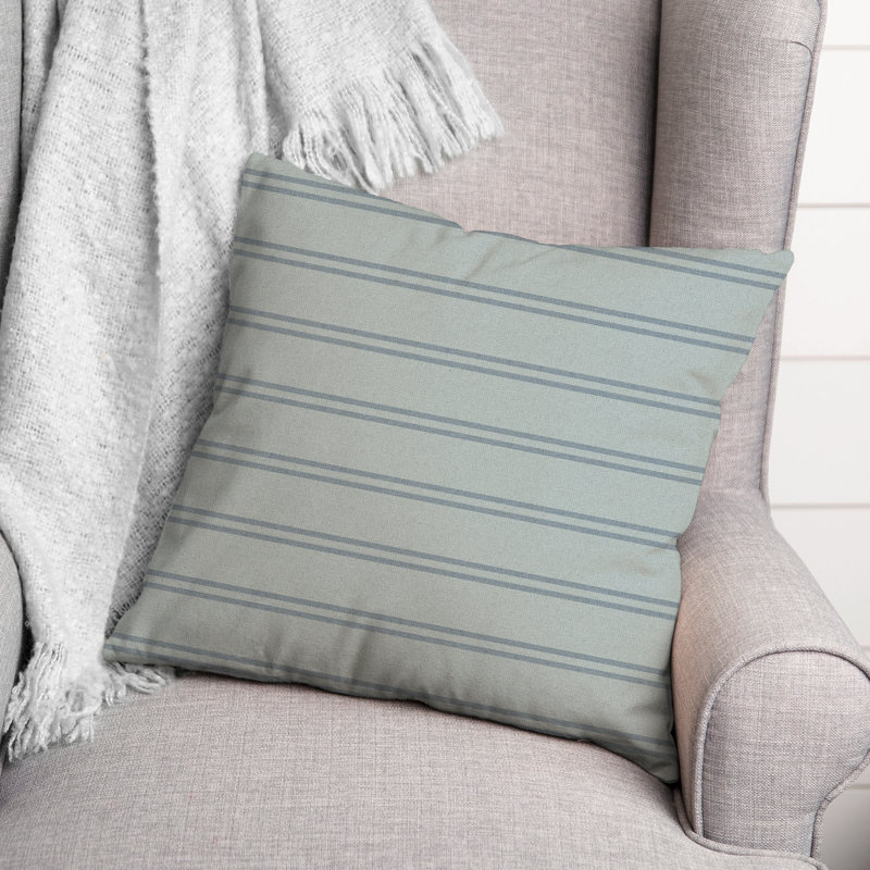 Coussin décoratif en polyester / mélange de polyester, Bleu