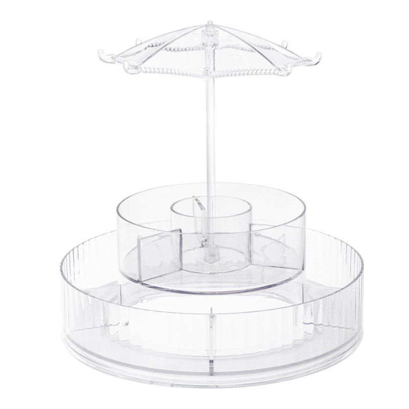 Plastic Compartment Makeup Organiser