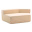 Fauteuil simple beige en molleton Teddy-528497935