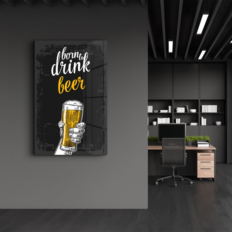 Élégante peinture murale en verre trempé de 13,8 po x 21,7 po | 100% verre trempé, épaisseur: 0,16 pouce | Imprimé UV pour des couleurs éclatantes | Parfait pour la décoration intérieure, le salon et les espaces de bureau