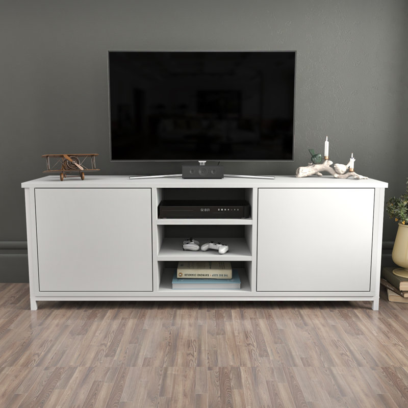 Alejandria TV Stand for TVs up to 60 Inches, White