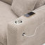 Canapé modulaire surdimensionné en L à siège profond en velours côtelé avec port de charge USB et porte-gobelet-2001094472