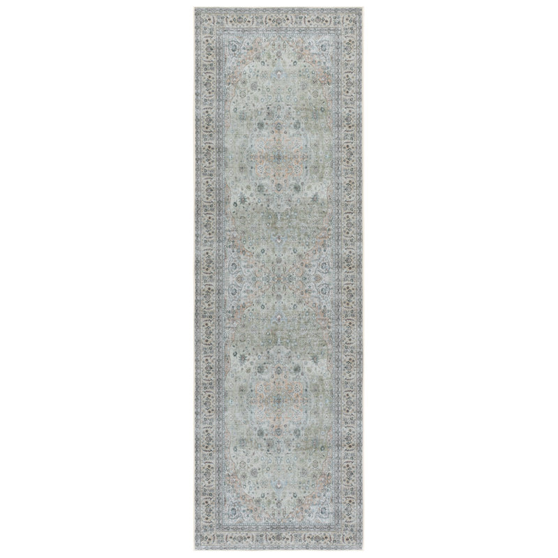 Tapis oriental lavable à la machine Tucson 222 Performance, Tapis de couloir 2 pi 6 po x 8 pi