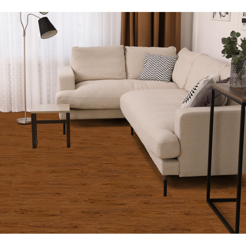 Tivoli II Medium Oak 6" x 36" 2.0mm Vinyl Floor Planks