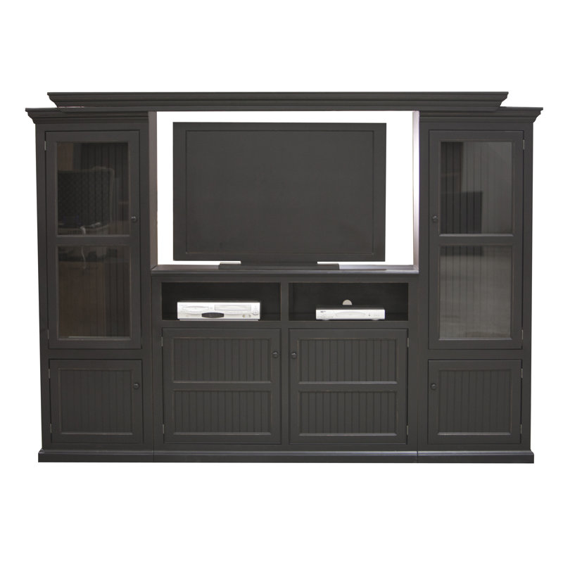 Didier Unfinished TV Stand for TVs up to 60", Wood, Autumn Sage